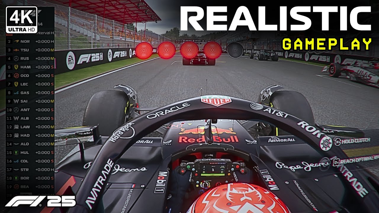 Max Verstappen Ultra Realisitc Gameplay Belgian GP 2025