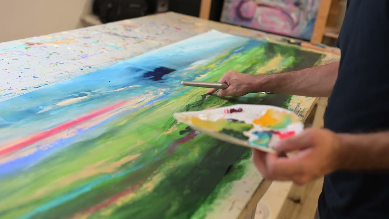Semi-abstract landscape - Open World (making of)