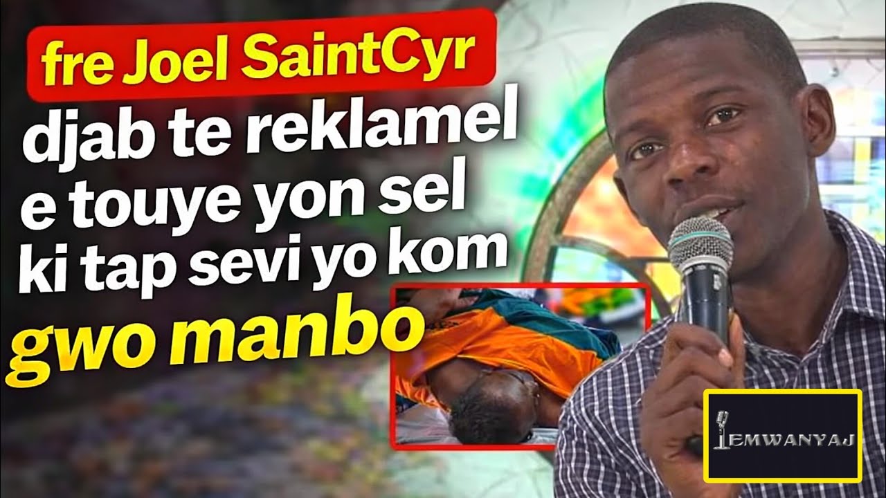Temwanyaj vivan fre Joel SaintCyr djab te reklamel e touye yon sel ki tap sevi yo kom gwo manbo