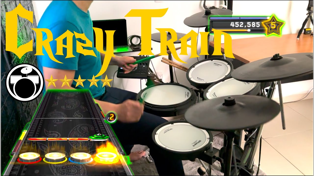 Crazy Train - Ozzy Osbourne Expert Drums Clone Hero