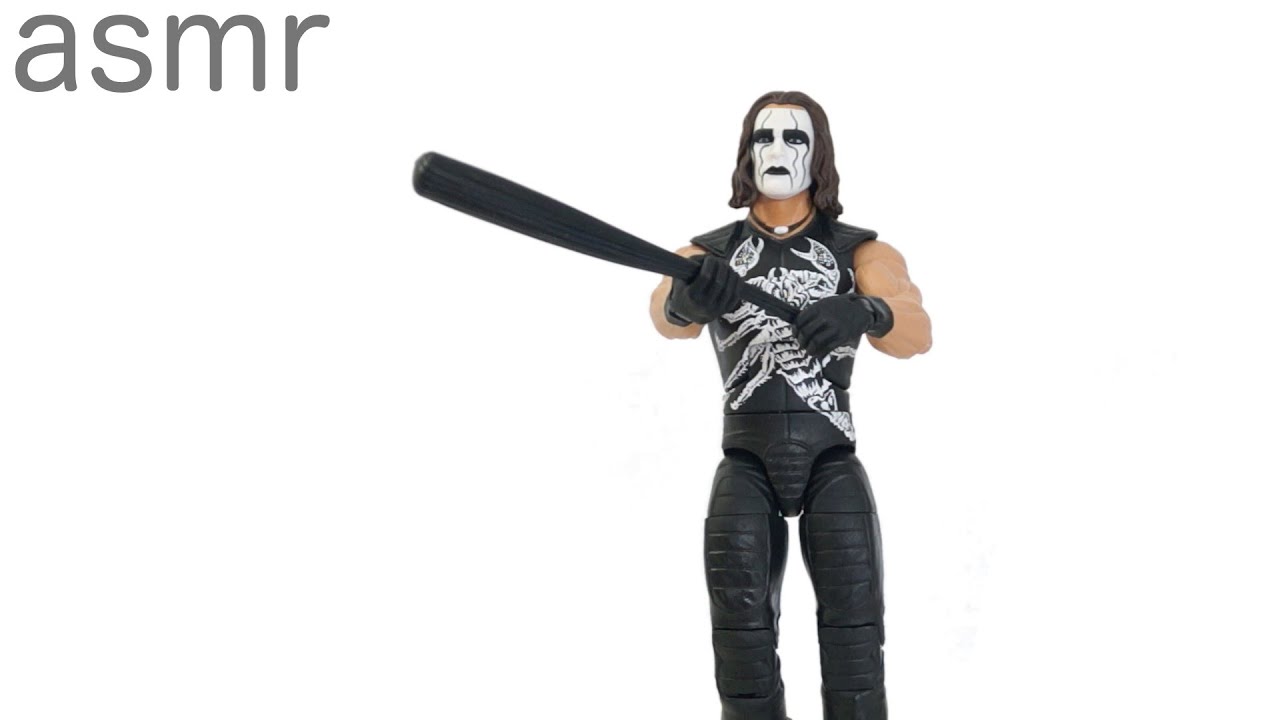 ASMR Sting WWE Defining Moments Figure RELAXATION Unboxing & Review!!