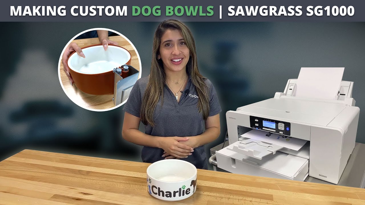 Making Custom Dog Bowls With the Sawgrass Sublimation Printer