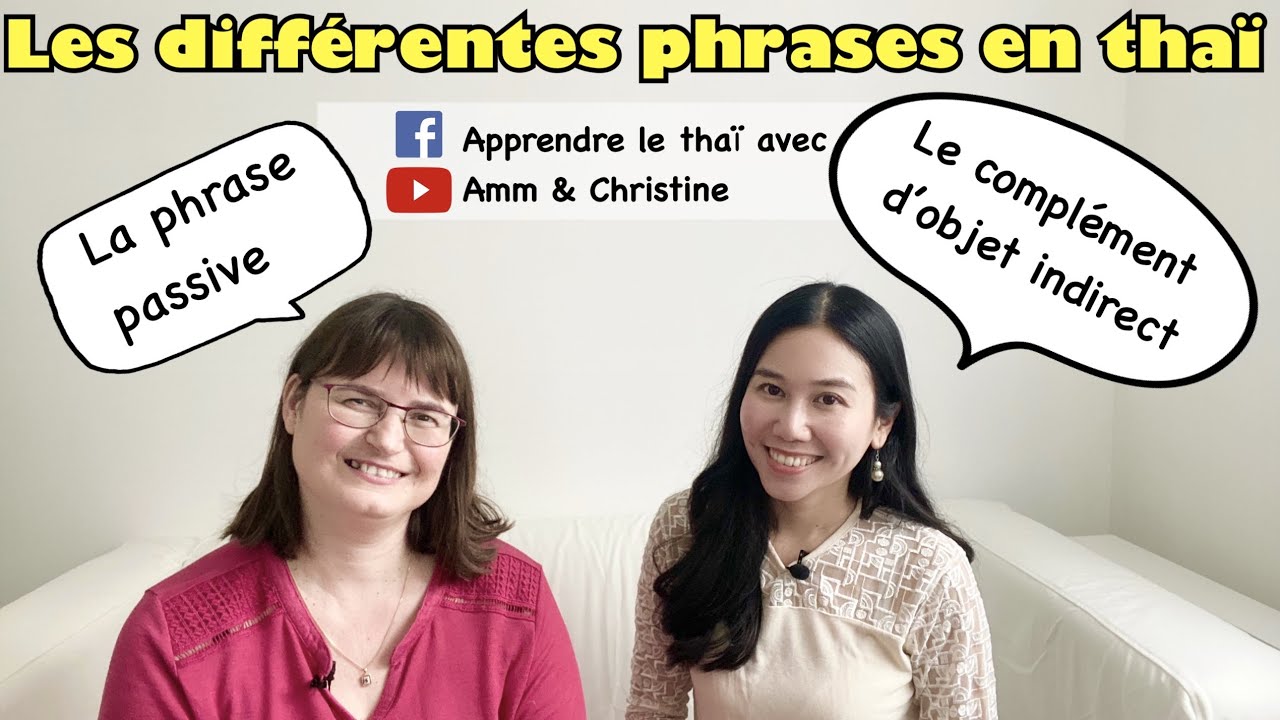 Les phrases en thaï