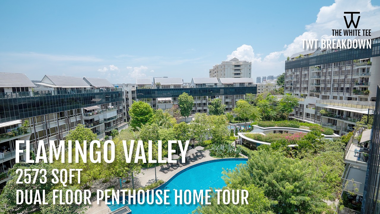 Экскурсия по квартире от Чарльза Гоя: квартира в кондоминиуме Flamingo Valley в Сингапуре | 4 спа...