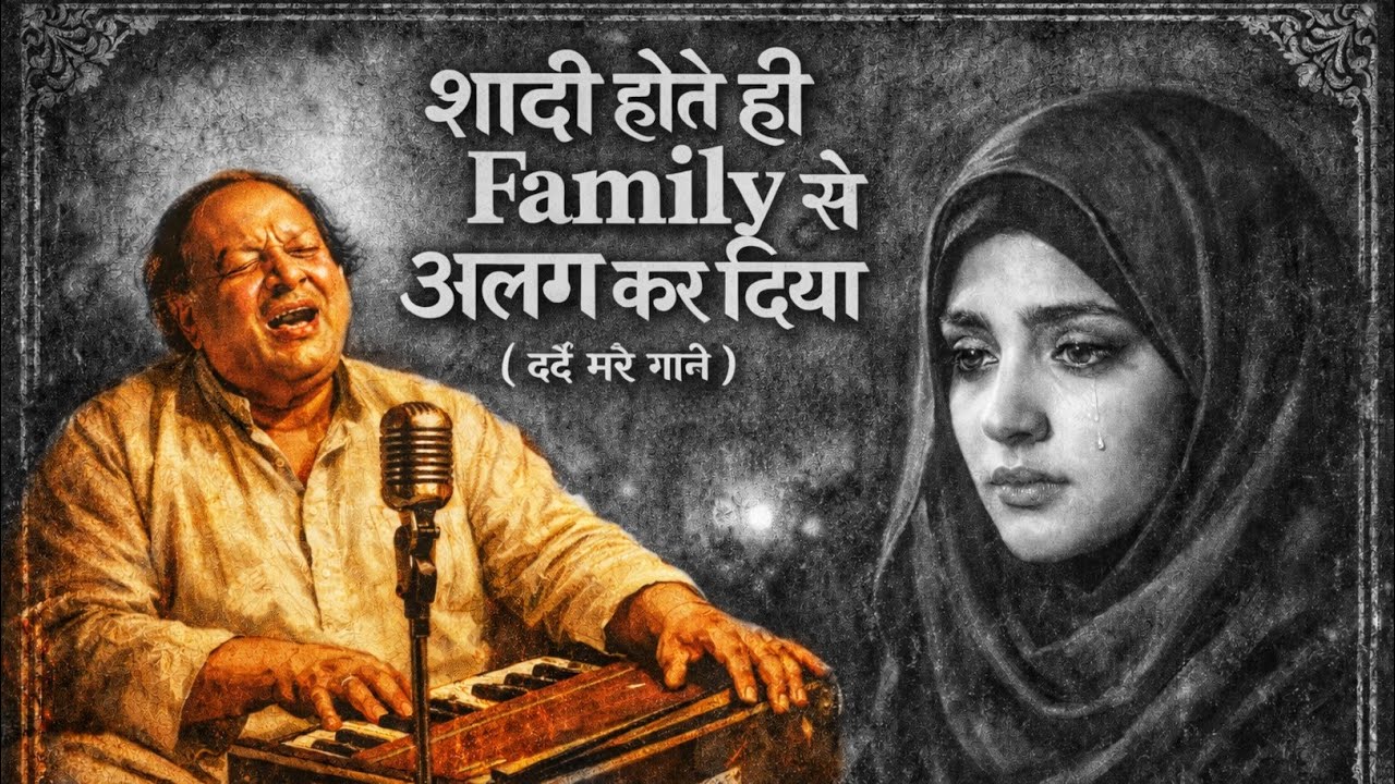 दर्द भरी गाने ❤️ | Shaadi Hote Hi Family Se Alag Kar Diya | Ustad Nusrat Fate Ali Khan Qawwali Song