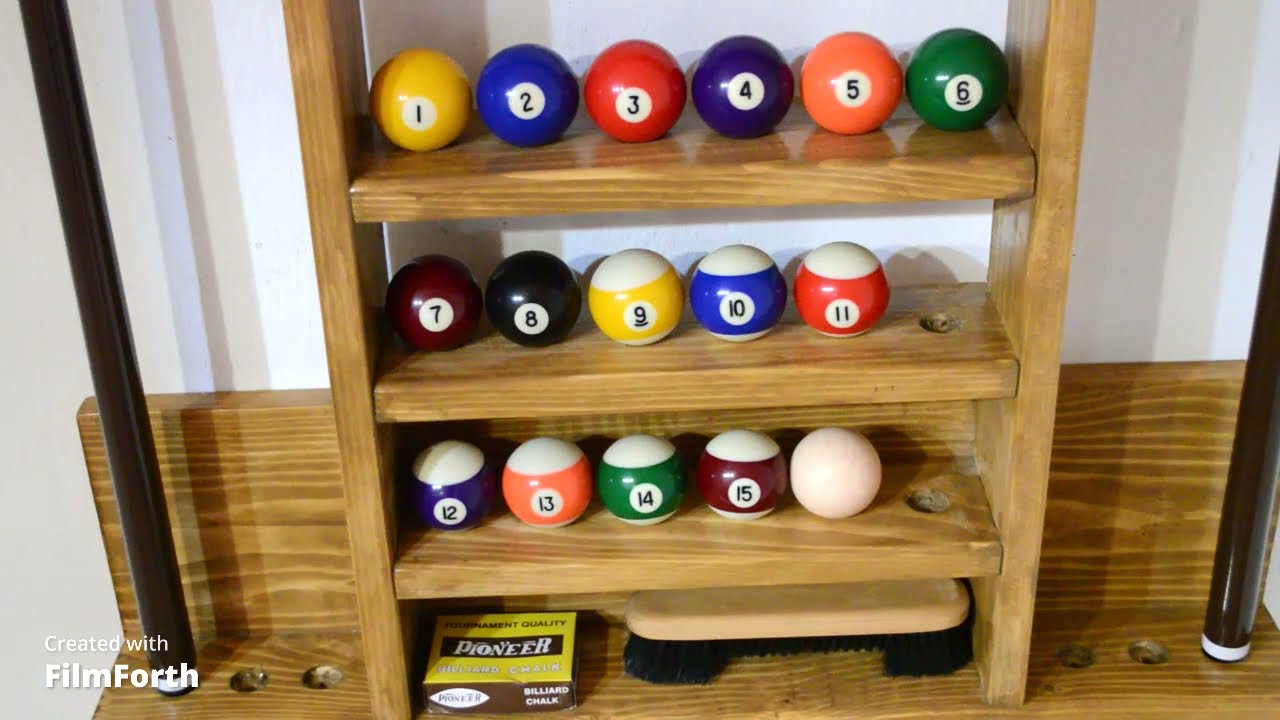 How to make Pool Cue Rack, Pool Stick Holder Wall Mount, 6 Pool Billiard Stick Holder Wall Billiard