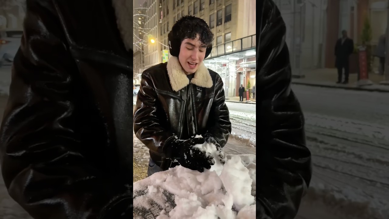 CONOCIENDO LA NIEVE 😭❄️| Leo Study