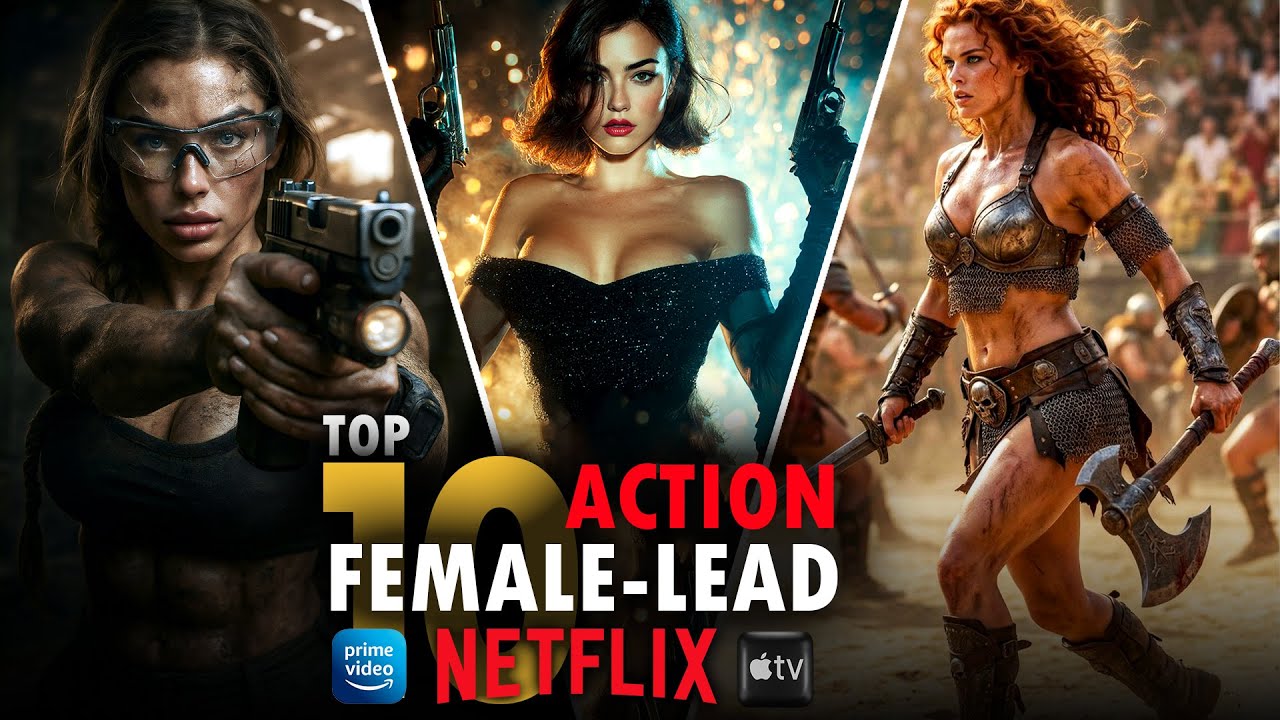 Top 10 Must-Watch Female Lead Action Movies on Netflix, Amazon Prime, Apple Tv, Max!
