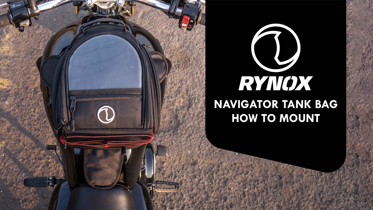 Rynox Navigator Tank Bag:  How to Mount