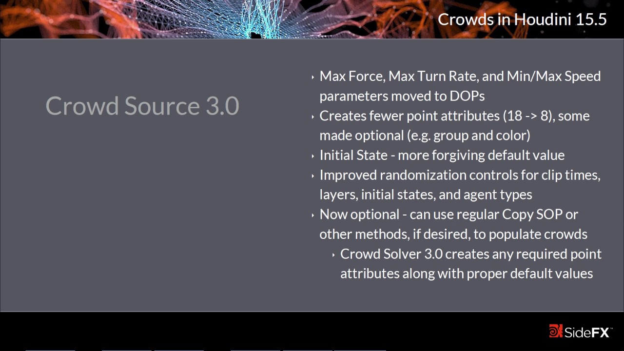 Crowds in Houdini 15.5 // Cameron White // Masterclass