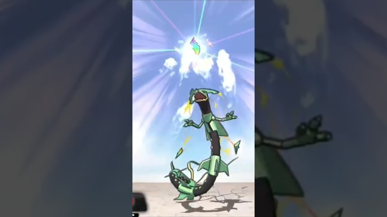 Mega Rayquaza Evolution Animation Cutscene - Pok&eacute;mon Omega Ruby