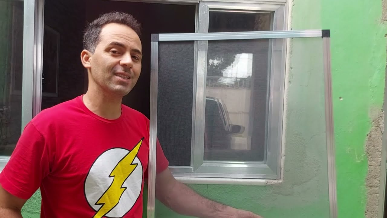 Tela de janela contra mosquitos e insetos #muito fácil de fazer