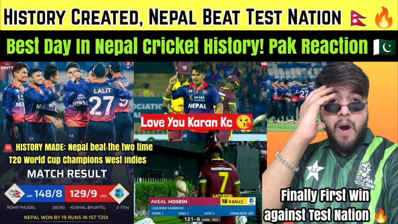 Post Match: Nepal Vs Westindies, Our First Test Nation Victory 🇳🇵❤️