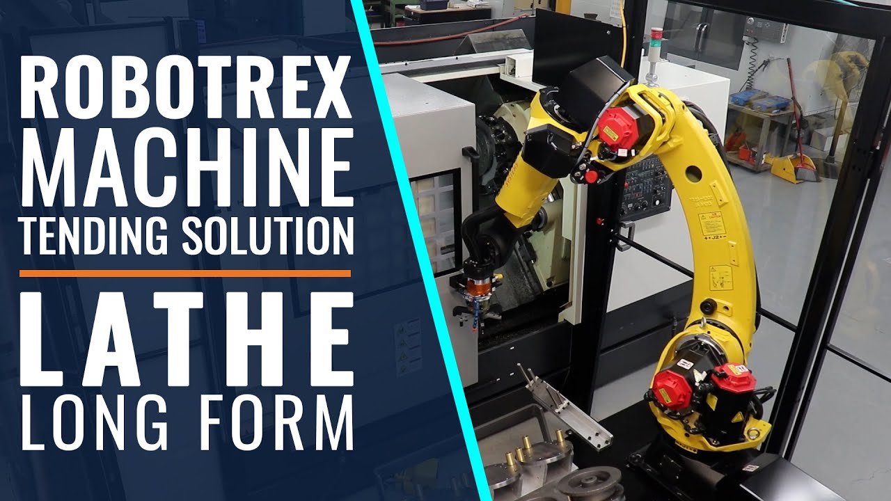 RoboTrex Machine Tending Solution - Lathe - Long Form - 2021