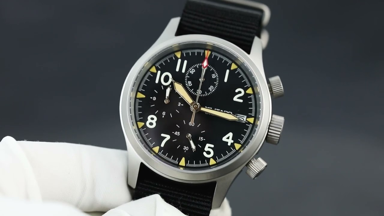 Militado Retro VK67 Quartz Chronograph Watch - 3 Dial