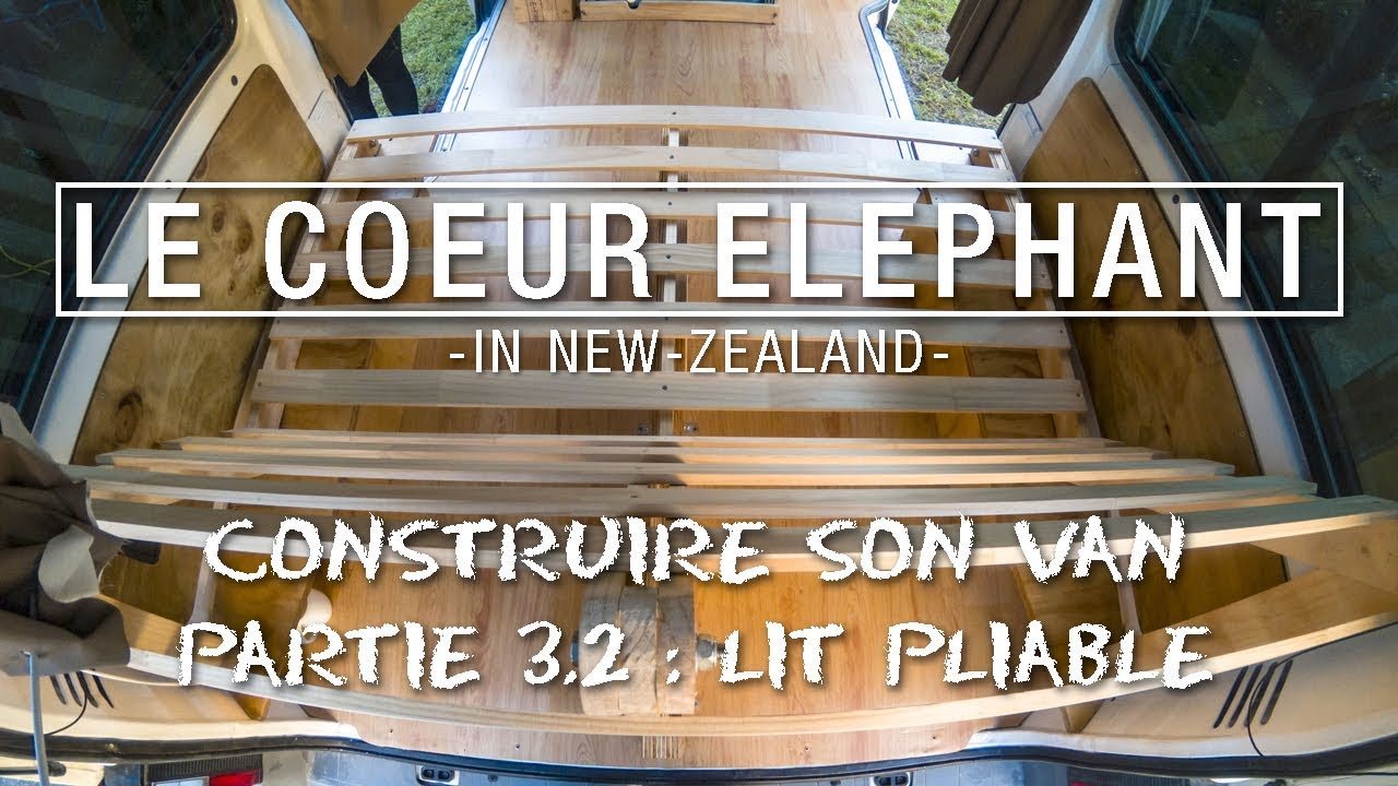 Construire son Van - Lit pliable en 3 parties - Partie 3.2