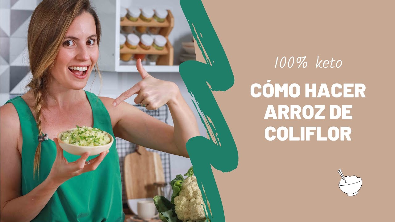 Cómo hacer arroz de coliflor 🍚 100% keto