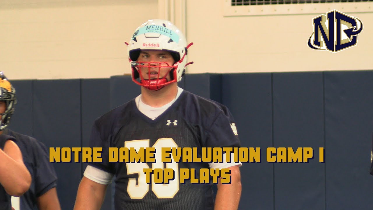 Top plays from Notre Dame's 2023 Evaluation Camp I