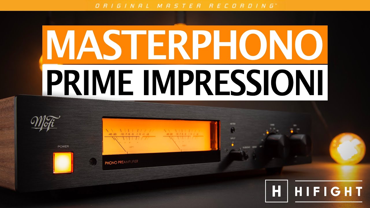 Recensione Masterphono MoFi - il preamplificatore phono di riferimento di chi stampa Vinili OMR
