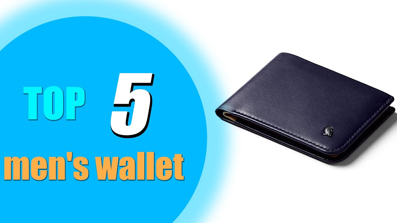 Top 5: Best men's wallet 2022 in USA and Canada|Durable Wallets|Leather Wallet