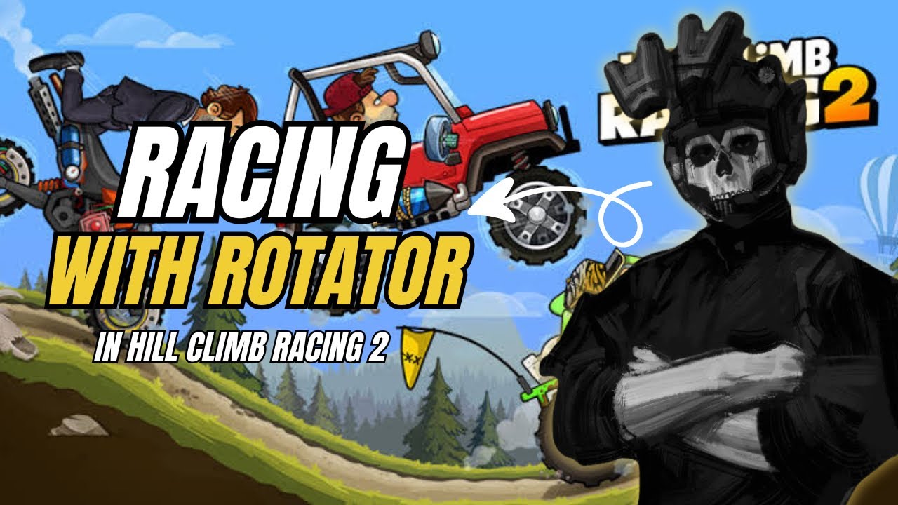 Hill climb racing 2 but i have to drive only Rotator #crystal_mash