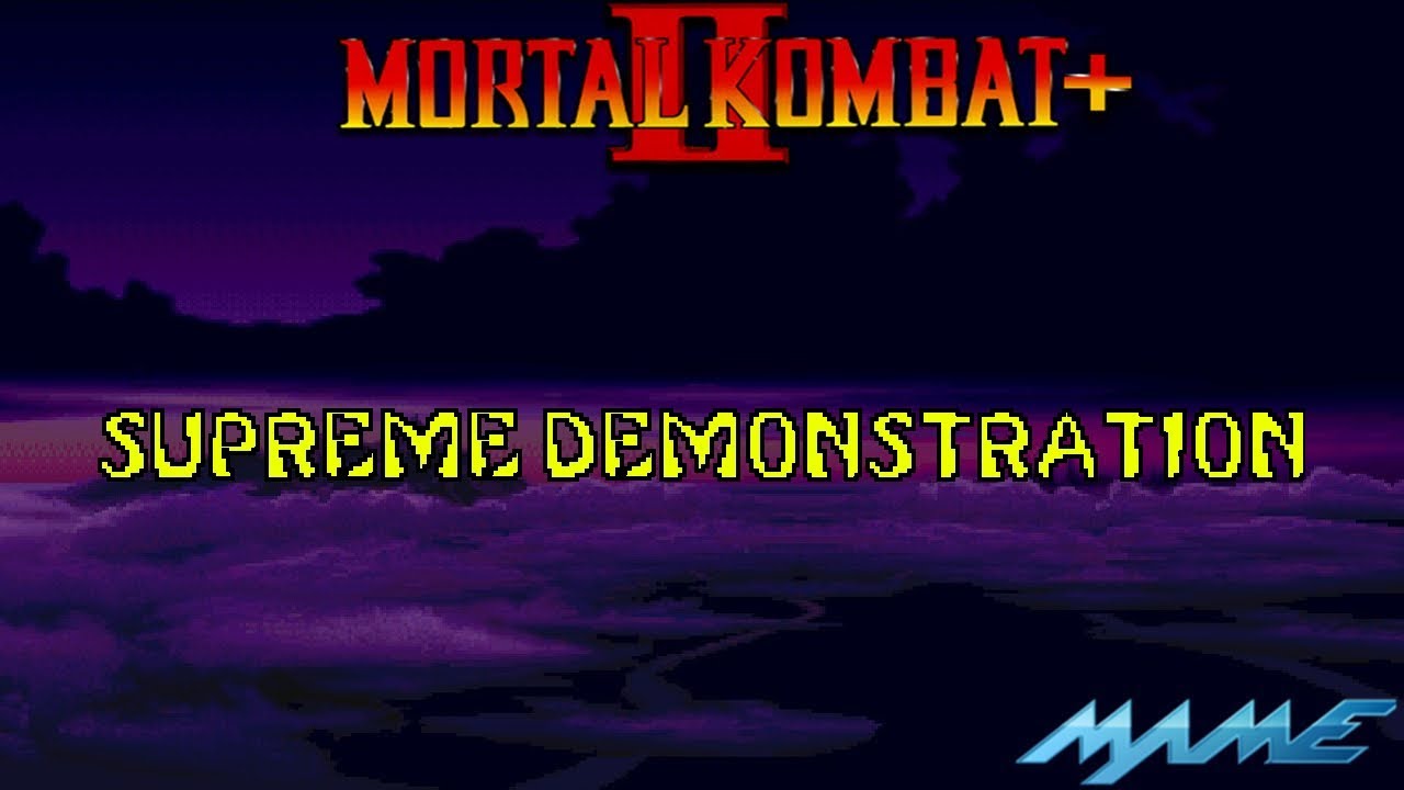 Mortal Kombat II Plus: Supreme Demonstration (MAME) (1080p 60fps)