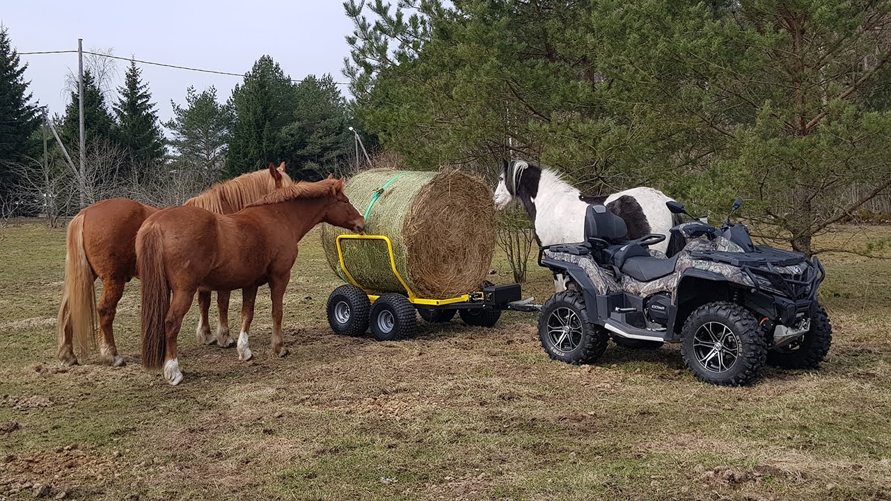 SILO & HAY BALE TRAILER (ATV & UTV Accessories)