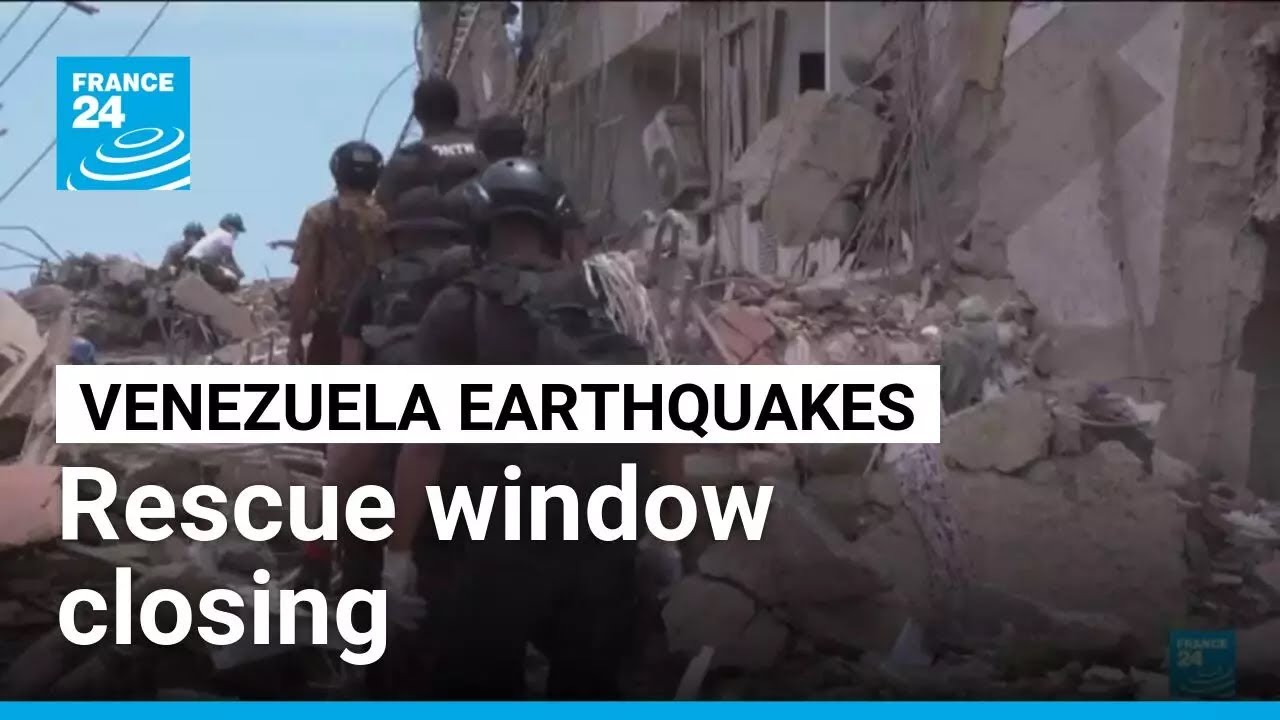 Rescue window closing in Venezuela as quake death toll mounts &bull; FRANCE 24 English
