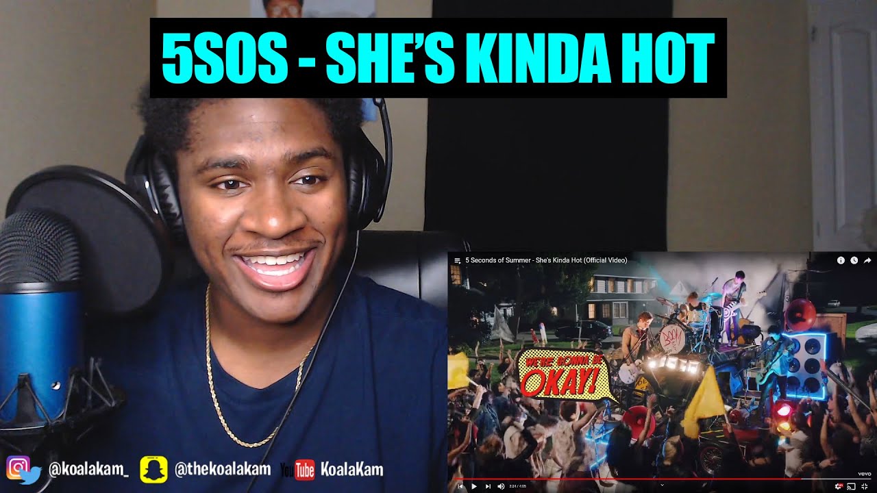 they got noise complaints! 5 Seconds of Summer - She's Kinda Hot (Official Video) | REACTION!