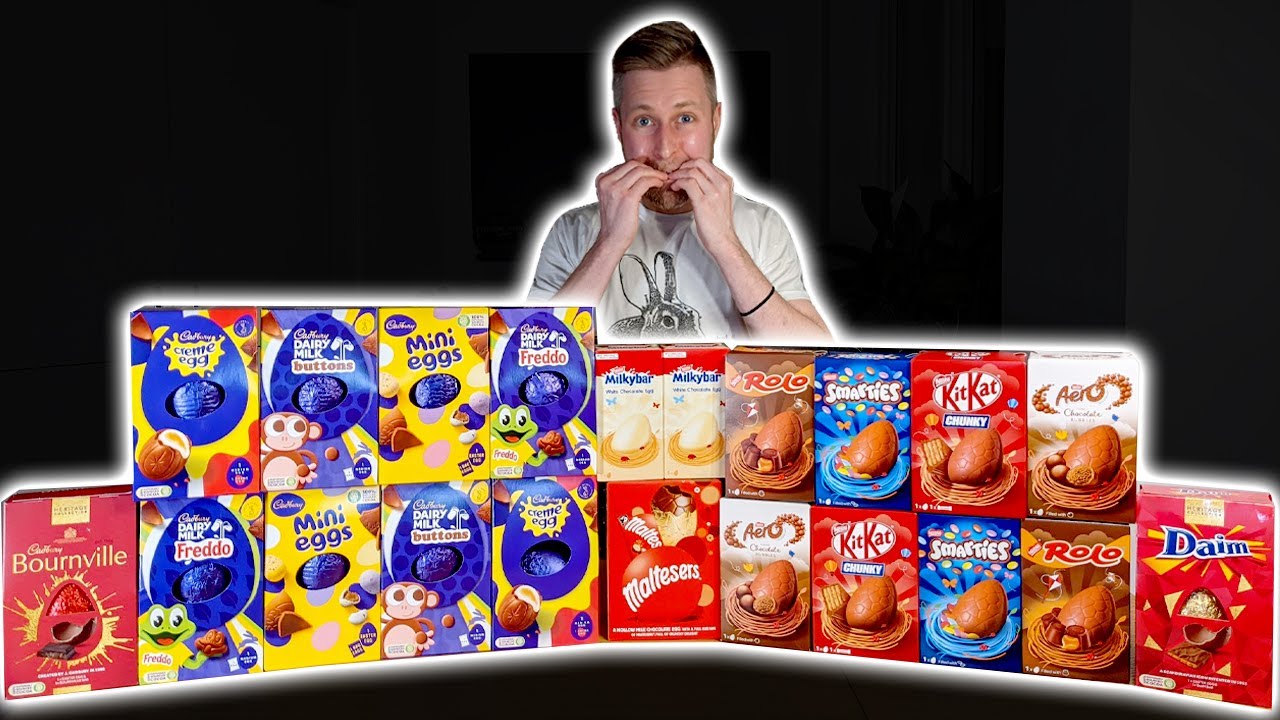 MOST CHOCOLATE EASTER EGGS EVER EATEN 12,000 CALORIES WORLD RECORD? Max vs Food Easter mini-series 1