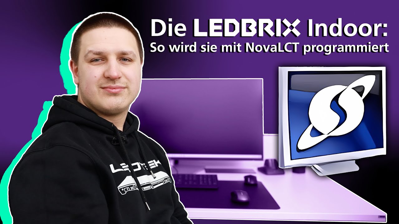 Die LEDTEK LEDBRIX Indoor: So wird sie mit NovaLCT programmiert