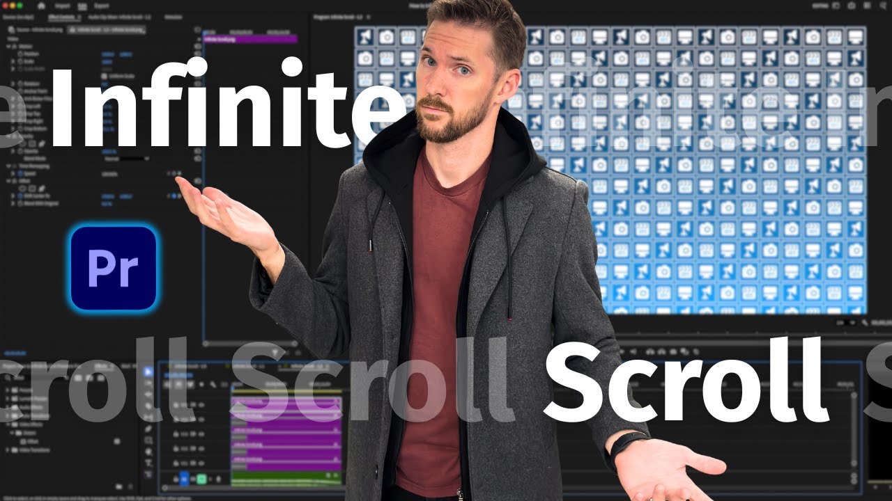 How to Create the Infinite Scroll Effect in Premiere Pro 2025