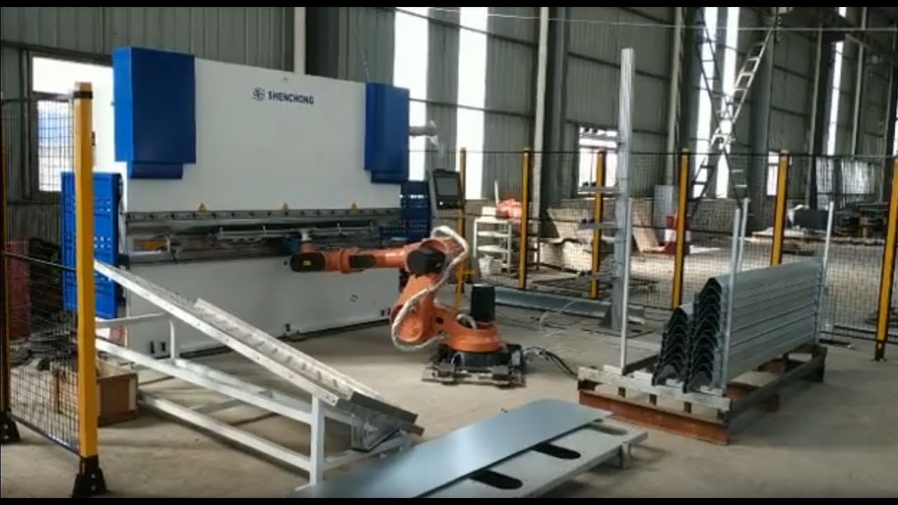 Automatic Press Brake Robotic Press Brake Bending Cell for steel plate