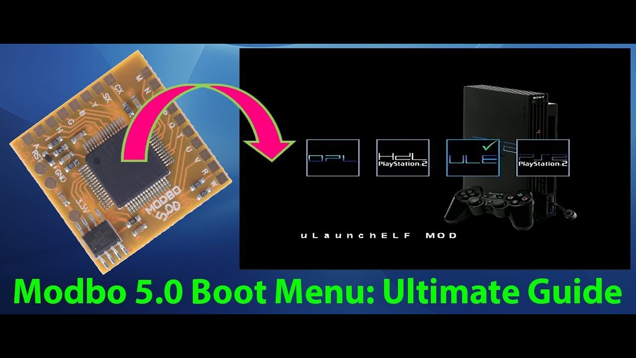 como funciona configurar  e como dar boot pelo USB CHIP Modbo 5 0 PS2