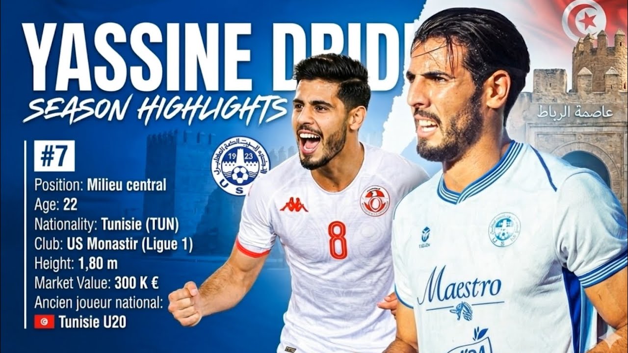 Best Of Yassine Dridi Skills Assists And Goals