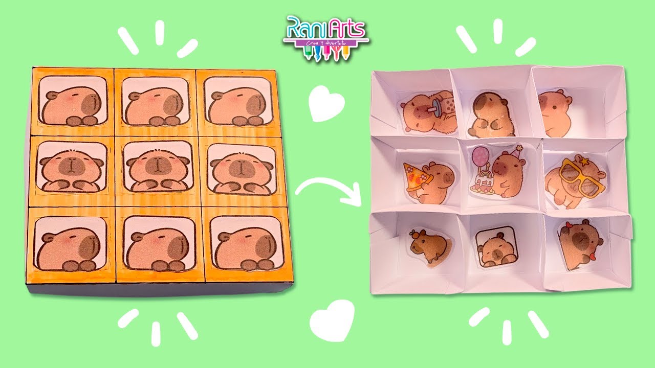 DIY - Haz una CAJITA SORPRESA edición: CAPIBARA - Muy fácil y adorable ❤