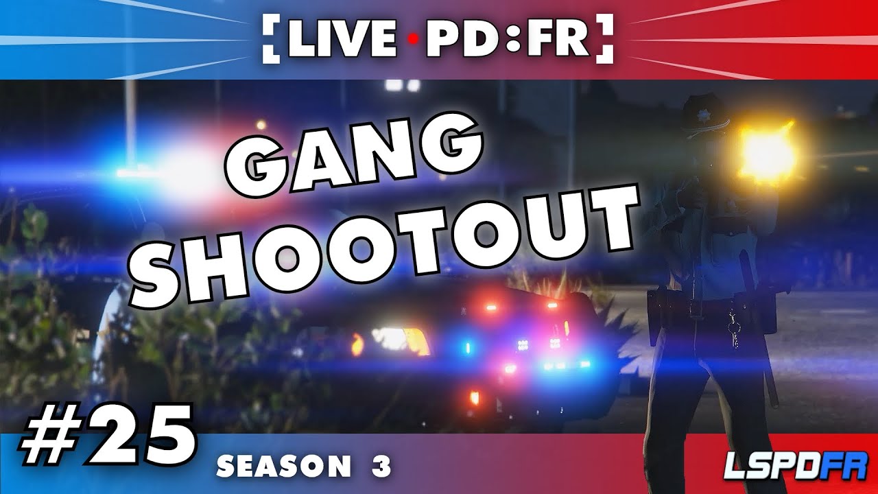 MASSIVE Gang SHOOTOUT Leads To HUGE Police Response | LIVEPDFR S3 #25 (GTA V LSPDFR)