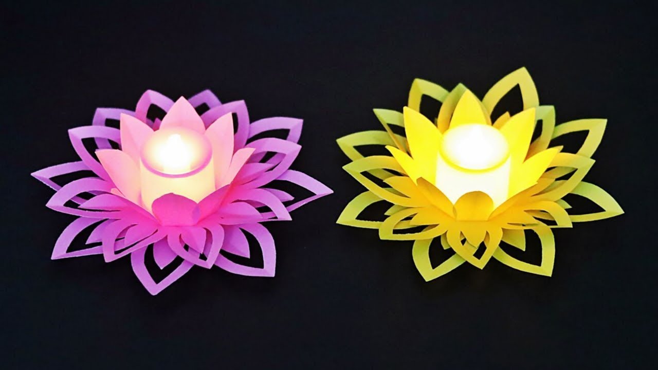 Diwali / Christmas Decoration Ideas | Diwali Lights Decoration Ideas at Home |  Paper Crafts