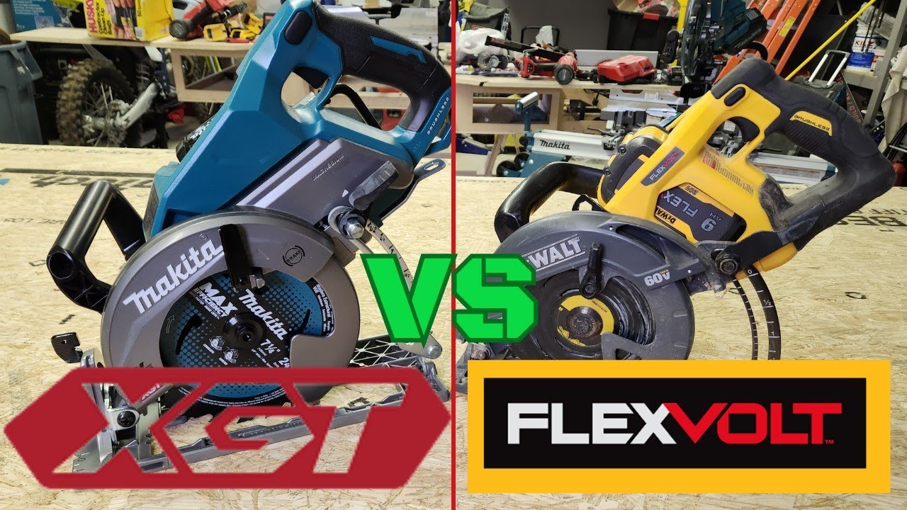 Flexvolt против пил с задней рукояткой XGT!