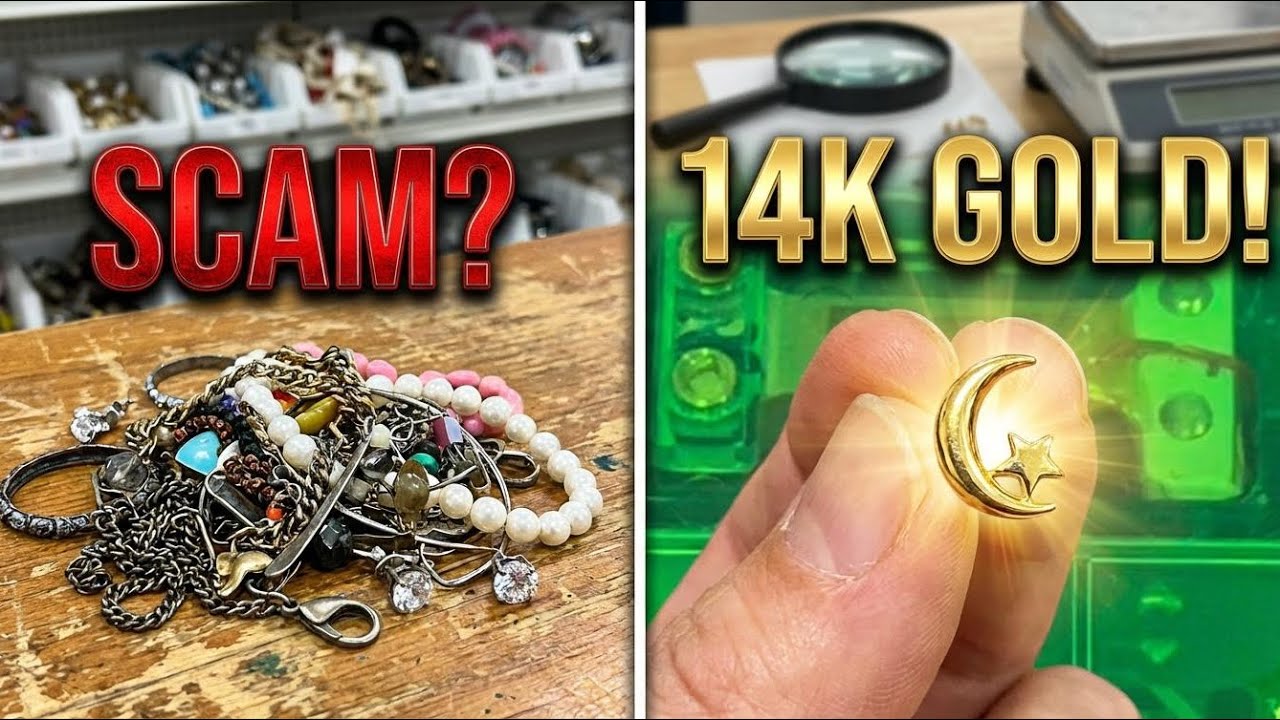 Я купила мошенническую шкатулку для украшений... А потом нашла золото 14 карат!