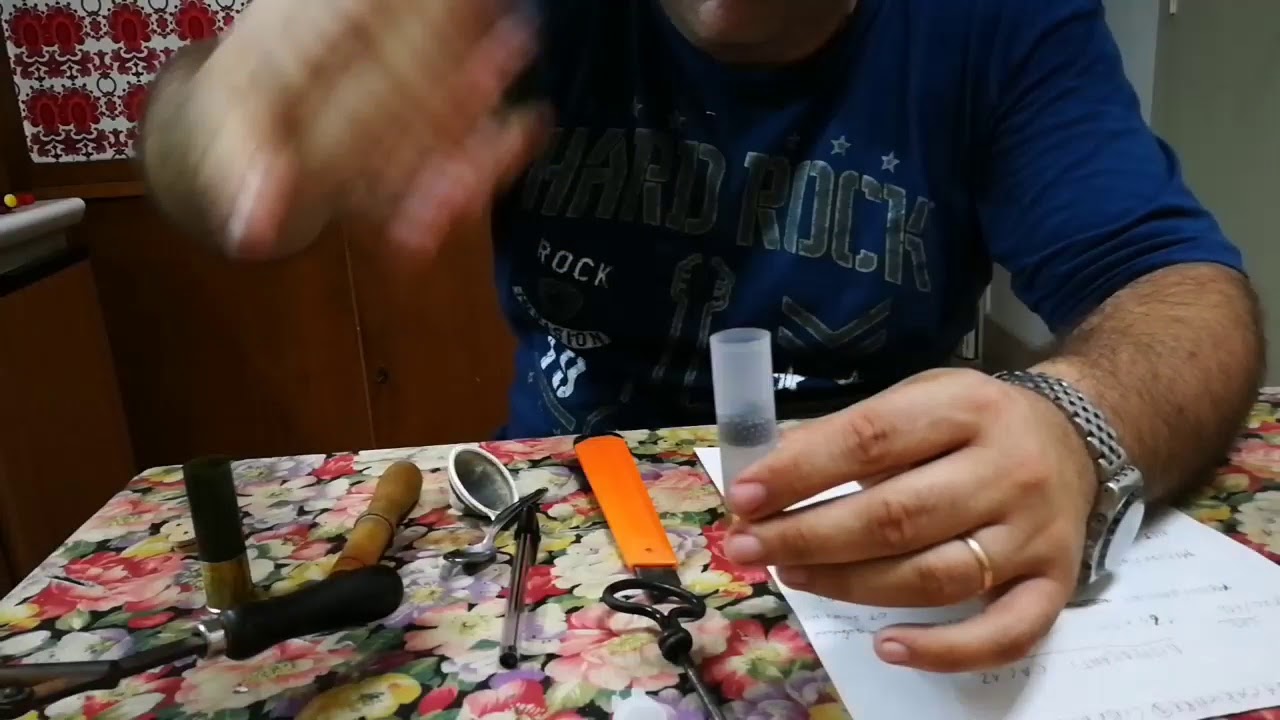 11) tre tipi di dispersanti a confronto (impariamo a caricare a pallini)