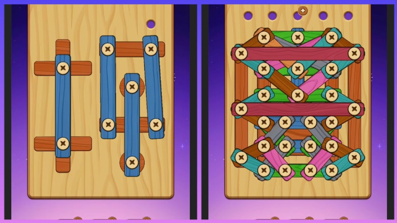 Wood Nuts & Bolts game level 40 || Akash nath || Made With Unity || #games