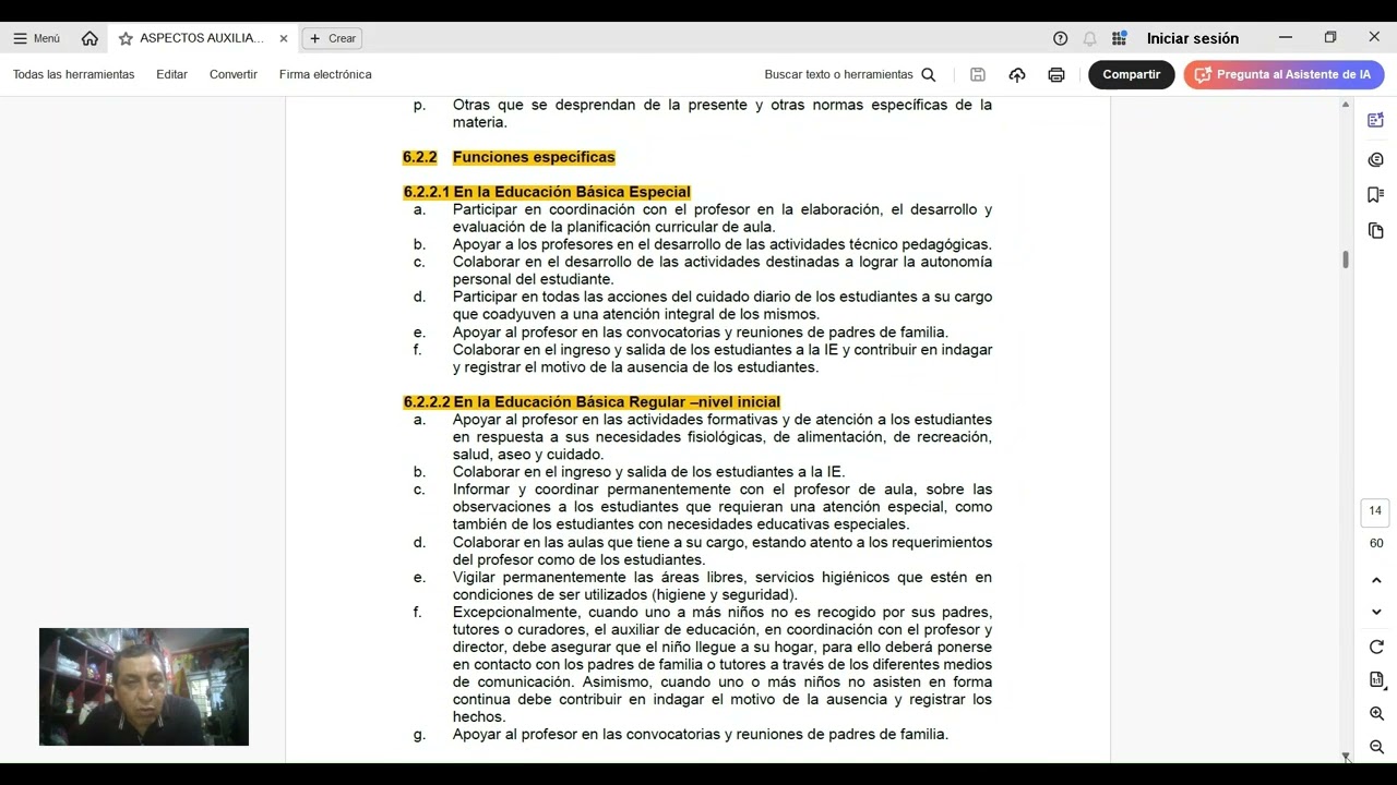AUXILIARES RVM 126 MINEDU PAR 1