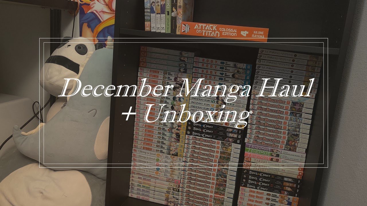 ~December 2020 Manga Haul + Unboxing~ || 110+ Volumes!
