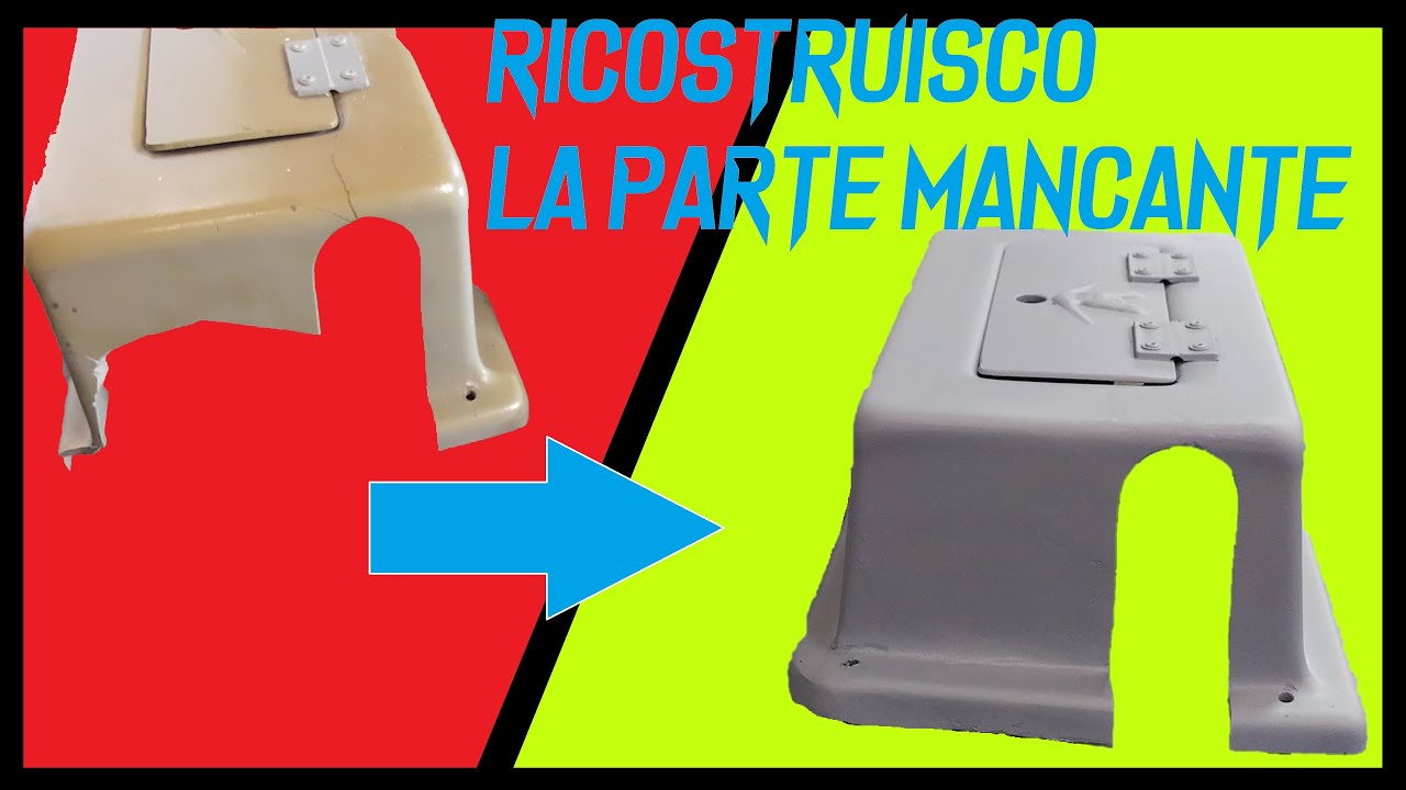 come ricostruire parti in plastica mancanti