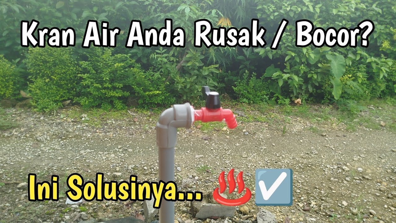 SUPER MUDAH ‼️TIPS & TRIK CARA MENGGANTI KRAN AIR YANG BOCOR / RUSAK