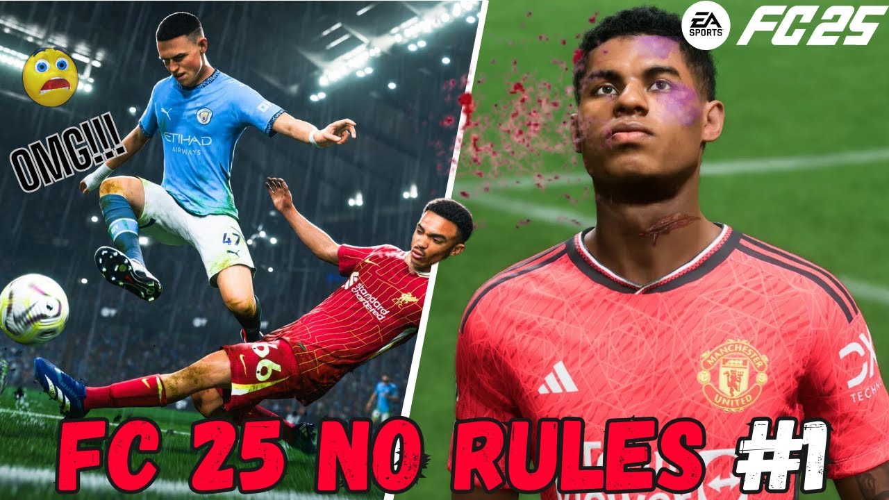 Main FC 25 Tanpa Wasit dan Offside!!! Baku Hantam... di FC 25 No Rules