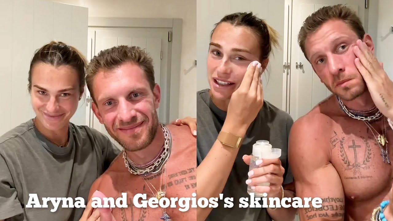 Aryna Sabalenka shares skincare routine with Boyfriend Georgios Frangulis on Tiktok