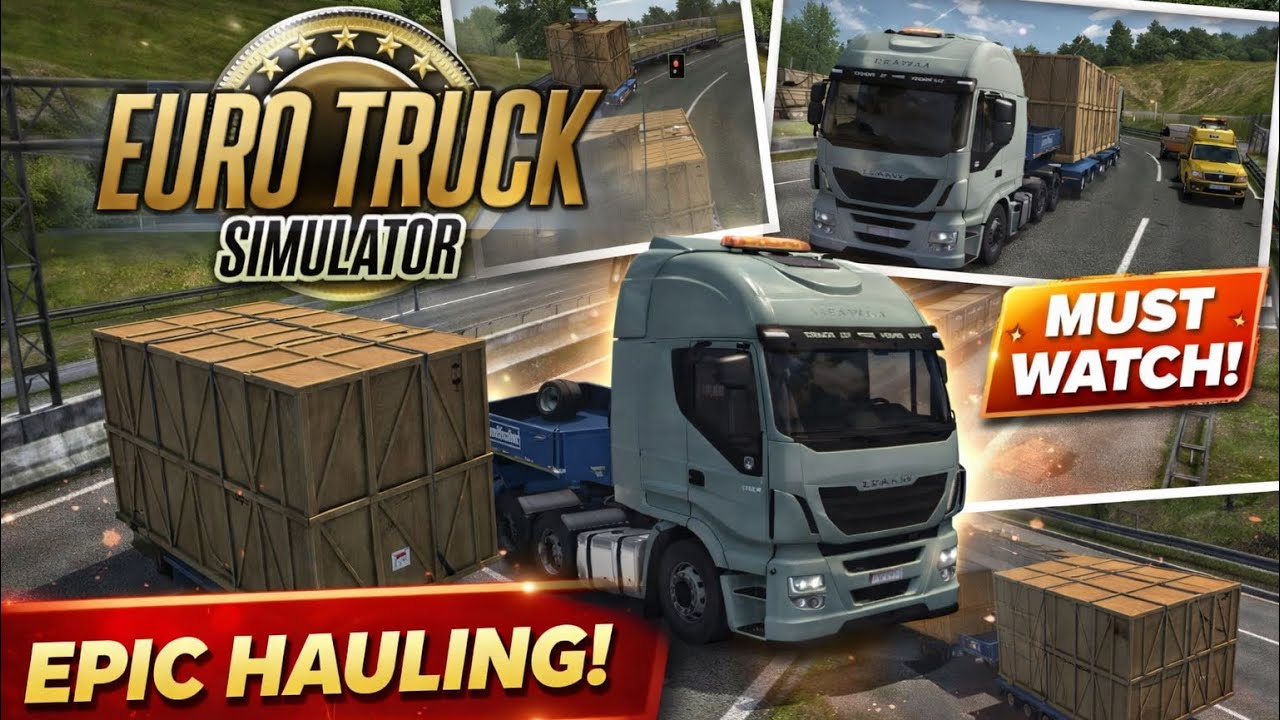 Live Euro Truck Simulator 2 | Heavy Cargo Delivery 🚛🔥 | Long Highway Drive Gameplay | Rush Driving 🚚