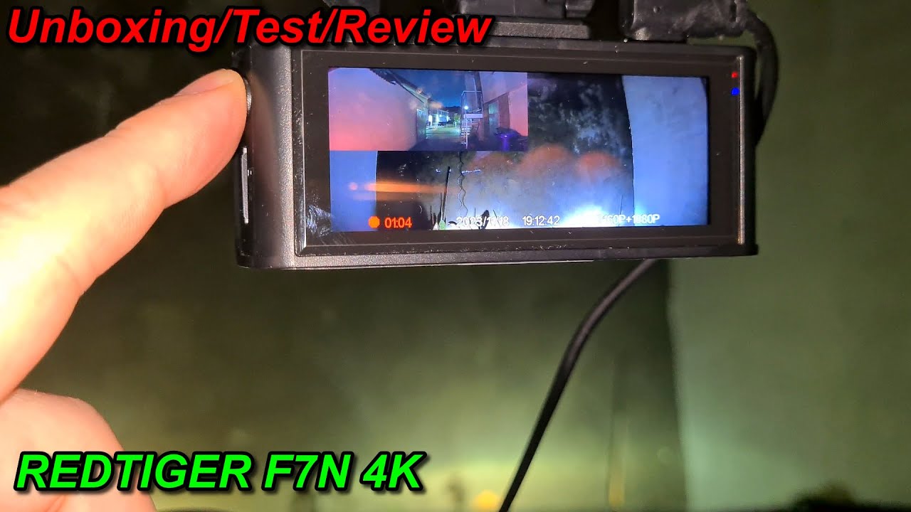 Redtiger Dashcam F7N im Detail nochmal angeschaut | Komplettes Menü/Funktionen